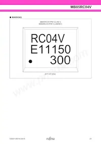 MB85RC04VPNF-G-JNERE1 Datasheet Pagina 23