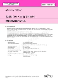 MB85RC128APNF-G-JNE1 Datasheet Cover
