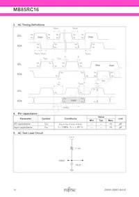 MB85RC16PN-G-AMERE1 Datasheet Page 14