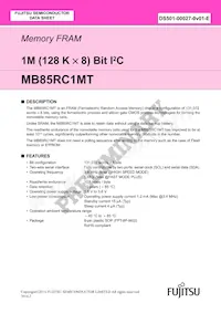 MB85RC1MTPNF-G-JNERE1 Datenblatt Cover