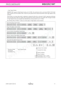 MB85RC1MTPNF-G-JNERE1 Datasheet Page 11