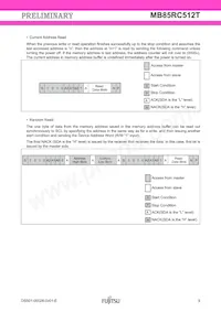 MB85RC512TPNF-G-JNERE1 Datasheet Pagina 9