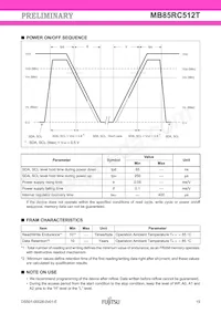 MB85RC512TPNF-G-JNERE1數據表 頁面 19