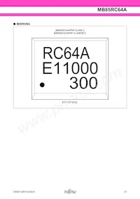 MB85RC64APNF-G-JNE1 Datasheet Page 21