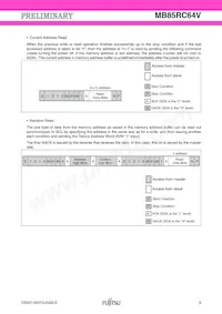 MB85RC64VPNF-G-JNERE1 Datasheet Page 9