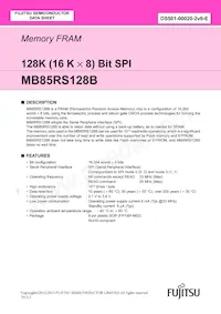 MB85RS128BPNF-G-JNERE1數據表 封面
