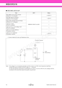 MB85RS16PNF-G-JNERE1 Datasheet Pagina 18