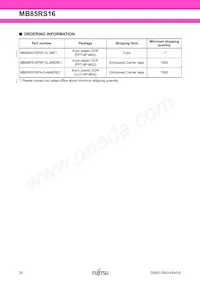 MB85RS16PNF-G-JNERE1 Datasheet Page 20