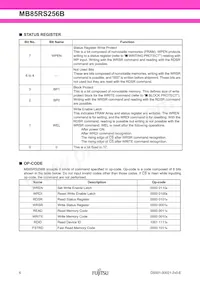 MB85RS256BPNF-G-JNE1 Datasheet Page 6