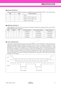 MB85RS256BPNF-G-JNE1 Datasheet Page 11