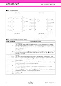 MB85RS2MTPH-G-JNE1 Datasheet Pagina 2