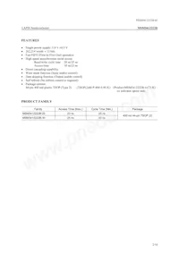 MSM5412222B-25TK-MTL Datasheet Page 2