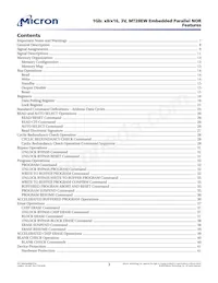 MT28EW01GABA1HPC-1SIT Datasheet Page 3