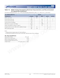 MT28F400B3WG-8 TET TR Datasheet Page 20