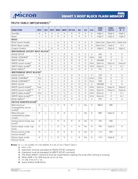 MT28F400B5WP-8 TET TR Datasheet Page 5
