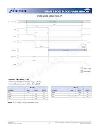 MT28F400B5WP-8 TET TR Datasheet Page 23