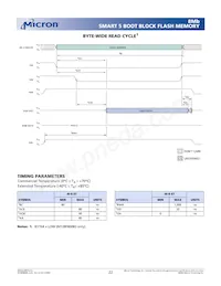 MT28F800B5WP-8 T TR Datasheet Page 22