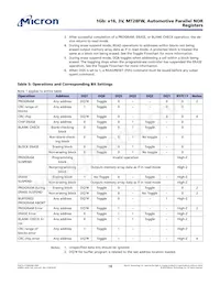 MT28FW01GABA1LJS-0AAT TR Datasheet Page 18