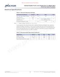 MT29C8G96MAZBADJV-5 WT Datasheet Page 16