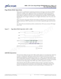MT45V256KW16PEGA-70 WT TR Datasheet Page 11