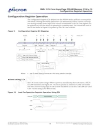 MT45V512KW16PEGA-70 WT TR Datasheet Pagina 14