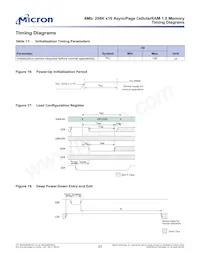 MT45W256KW16PEGA-70 WT TR Datasheet Page 23