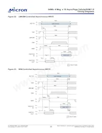 MT45W4MW16PCGA-70 L WT Datasheet Page 22