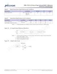 MT45W512KW16PEGA-70 WT TR Datasheet Page 20
