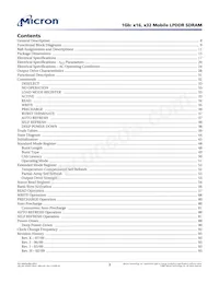 MT46H64M16LFCK-6:A TR Datasheet Page 3