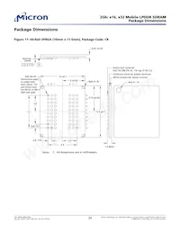 MT46H64M32LFMA-5 IT:A TR Datasheet Page 20