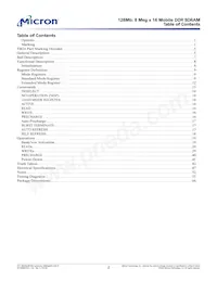 MT46H8M16LFCF-75 IT Datasheet Page 2