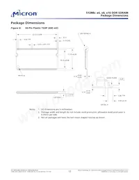 MT46V32M16TG-5B IT:JTR數據表 頁面 12