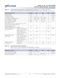 MT46V32M16TG-5B IT:JTR數據表 頁面 21