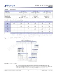 MT46V64M8P-5B L IT:F Datasheet Page 2