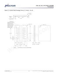 MT47H128M16PK-25E IT:CTR 데이터 시트 페이지 21