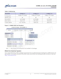 MT47H16M16BG-3 IT:B TR Datasheet Page 2