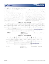 MT47H32M16BT-3:A TR數據表 頁面 22