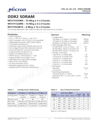 MT47H64M16BT-3:A TR Datasheet Cover