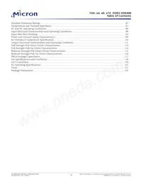 MT47H64M16BT-3:A TR Datasheet Page 3
