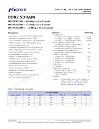 MT47R512M4EB-25E:C Datasheet Cover