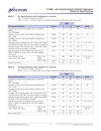 MT48H16M32L2F5-8 TR Datasheet Page 7