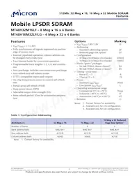 MT48H32M16LFB4-75 IT:C Datasheet Copertura