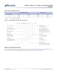 MT48H32M16LFB4-75 IT:C Datasheet Page 2