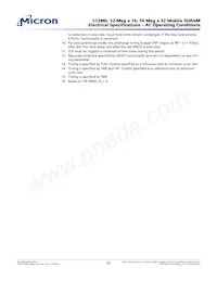 MT48H32M16LFBF-6:B TR Datasheet Page 22