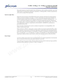 MT48H32M16LFCJ-75:A TR Datasheet Page 13