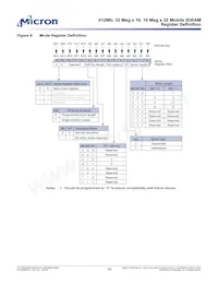 MT48H32M16LFCJ-75:A TR 데이터 시트 페이지 14