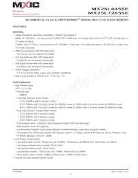 MX25L12855EMI-10G Datasheet Page 5