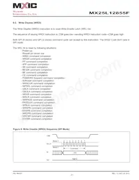 MX25L12855FXDI-10G Datasheet Page 21