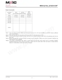 MX25L25655FMI-10G Datasheet Page 21