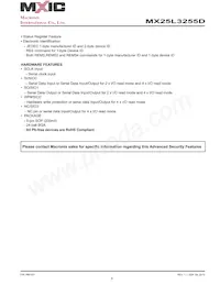 MX25L3255DXCI-10G Datasheet Page 6